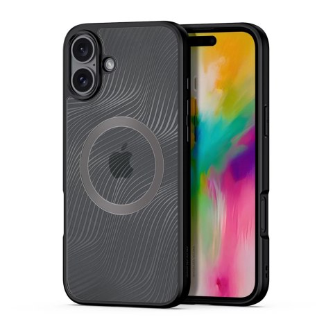Etui Dux Ducis Aimo Mag z MagSafe na iPhone 16 Plus - czarne Etui Dux Ducis Aimo Mag z MagSafe na iPhone 16 Plus - czarne