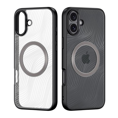 Etui Dux Ducis Aimo Mag z MagSafe na iPhone 16 Plus - czarne Etui Dux Ducis Aimo Mag z MagSafe na iPhone 16 Plus - czarne