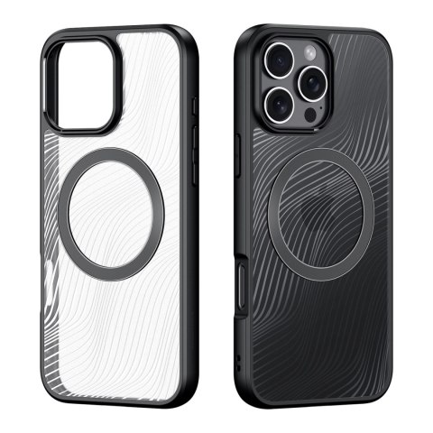 Etui Dux Ducis Aimo Mag z MagSafe na iPhone 16 Pro Max - czarne Etui Dux Ducis Aimo Mag z MagSafe na iPhone 16 Pro Max - czarne