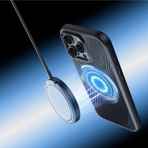 Etui Dux Ducis Aimo Mag z MagSafe na iPhone 16 Pro Max - czarne Etui Dux Ducis Aimo Mag z MagSafe na iPhone 16 Pro Max - czarne