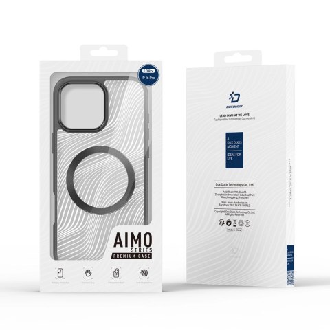 Etui Dux Ducis Aimo Mag z MagSafe na iPhone 16 Pro - czarne