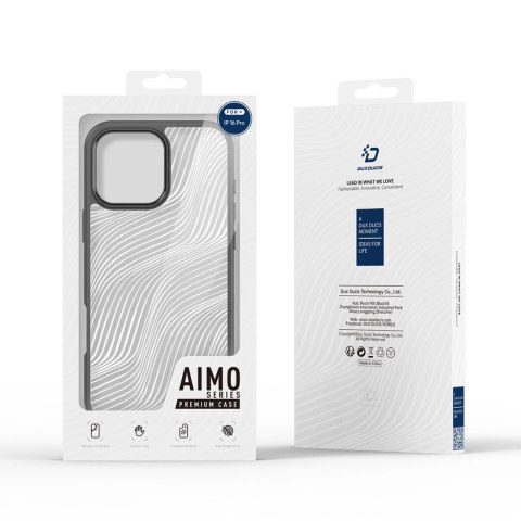 Etui Dux Ducis Aimo na iPhone 16 Pro - czarne Etui Dux Ducis Aimo na iPhone 16 Pro - czarne