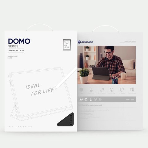 Etui Dux Ducis Domo z klapką i smart sleep na iPad Pro 11" 2024 - czarne