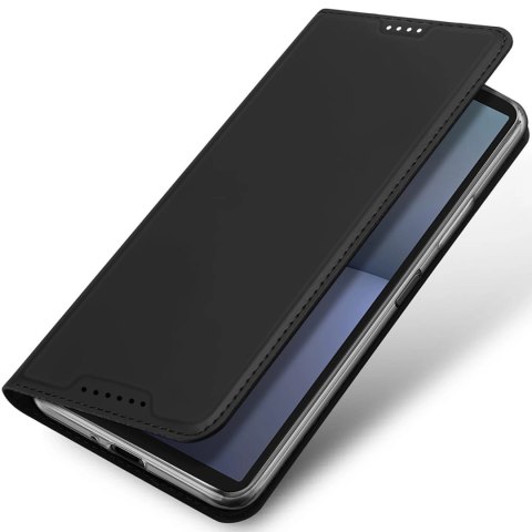 Etui Dux Ducis Skin Pro na Sony Xperia 10 VI z klapką i miejscem na kartę - czarne Etui Dux Ducis Skin Pro na Sony Xperia 10 VI z klapką i miejscem na kartę - czarne