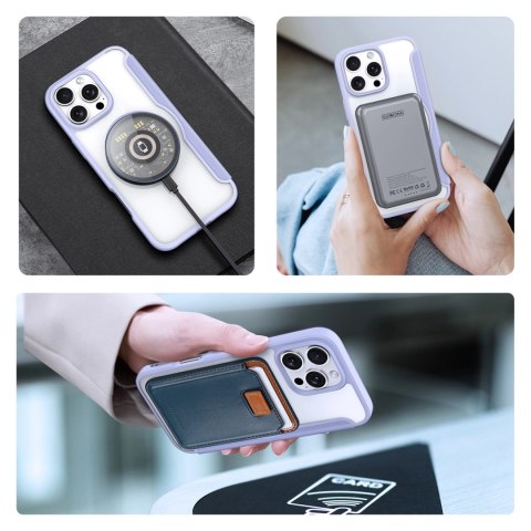 Etui Dux Ducis Skin X Pro na iPhone 16 Pro Max z MagSafe i klapką - fioletowe Etui Dux Ducis Skin X Pro na iPhone 16 Pro Max z MagSafe i klapką - fioletowe