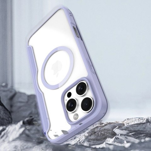 Etui Dux Ducis Skin X Pro na iPhone 16 Pro Max z MagSafe i klapką - fioletowe Etui Dux Ducis Skin X Pro na iPhone 16 Pro Max z MagSafe i klapką - fioletowe