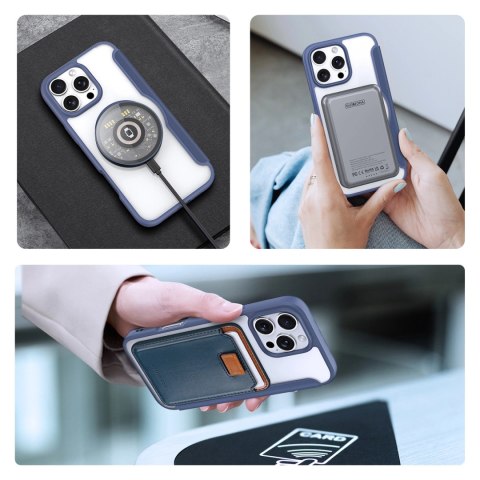 Etui Dux Ducis Skin X Pro na iPhone 16 Pro Max z MagSafe i klapką - niebieskie Etui Dux Ducis Skin X Pro na iPhone 16 Pro Max z MagSafe i klapką - niebieskie