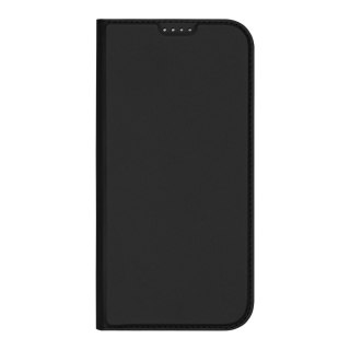 Etui Dux Ducis Skin Pro na iPhone 16 Pro z klapką i miejscem na kartę - czarne