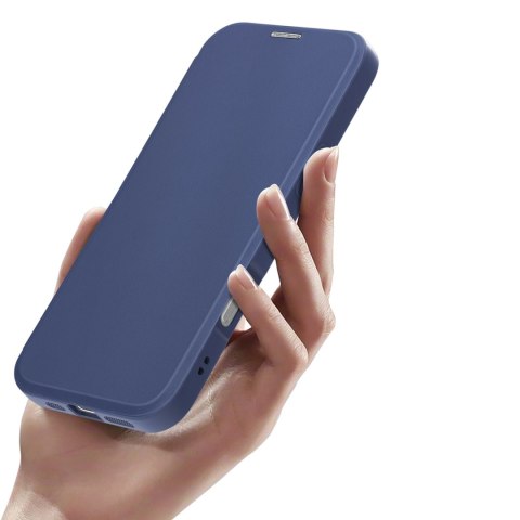 Etui Dux Ducis Skin X Pro na iPhone 16 z MagSafe i klapką - niebieskie Etui Dux Ducis Skin X Pro na iPhone 16 z MagSafe i klapką - niebieskie