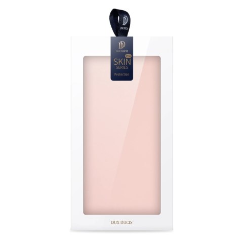 Etui Dux Ducis Skin Pro na iPhone 16 z klapką i miejscem na kartę - różowe