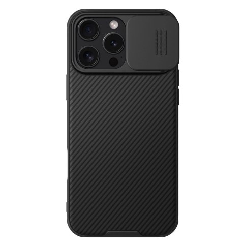 Etui Nillkin CamShield Pro Magnetic Case na iPhone 16 Pro - czarne Etui Nillkin CamShield Pro Magnetic Case na iPhone 16 Pro - czarne