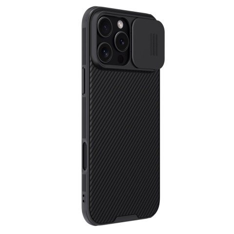 Etui Nillkin CamShield Pro Magnetic Case na iPhone 16 Pro - czarne Etui Nillkin CamShield Pro Magnetic Case na iPhone 16 Pro - czarne