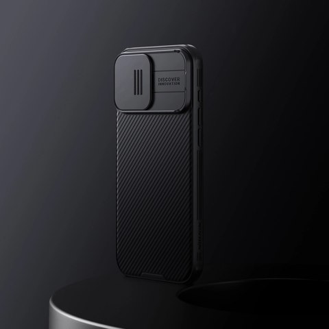 Etui Nillkin CamShield Pro Magnetic Case na iPhone 16 Pro - czarne Etui Nillkin CamShield Pro Magnetic Case na iPhone 16 Pro - czarne