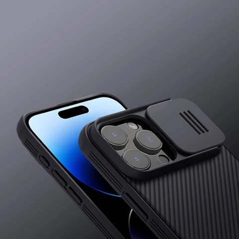 Etui Nillkin CamShield Pro Magnetic Case na iPhone 16 Pro - czarne Etui Nillkin CamShield Pro Magnetic Case na iPhone 16 Pro - czarne
