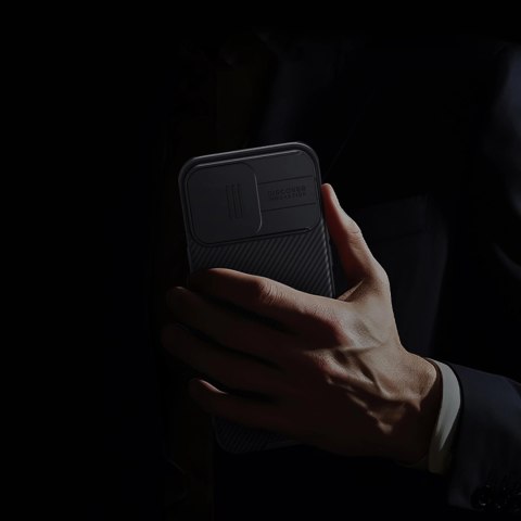 Etui Nillkin CamShield Pro Magnetic Case na iPhone 16 Pro - czarne Etui Nillkin CamShield Pro Magnetic Case na iPhone 16 Pro - czarne