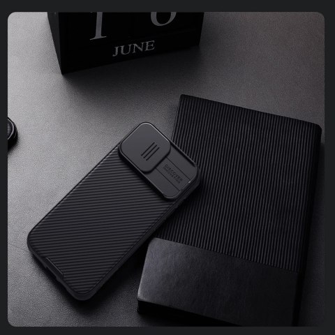 Etui Nillkin CamShield Pro Magnetic Case na iPhone 16 Pro - czarne Etui Nillkin CamShield Pro Magnetic Case na iPhone 16 Pro - czarne