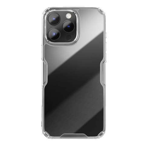 Etui Nillkin Nature Pro Case na iPhone 16 Pro Max - przezroczysto-białe Etui Nillkin Nature Pro Case na iPhone 16 Pro Max - przezroczysto-białe