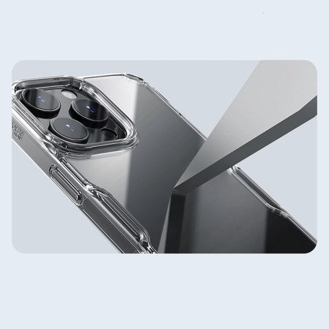 Etui Nillkin Nature Pro Case na iPhone 16 Pro Max - przezroczysto-białe Etui Nillkin Nature Pro Case na iPhone 16 Pro Max - przezroczysto-białe