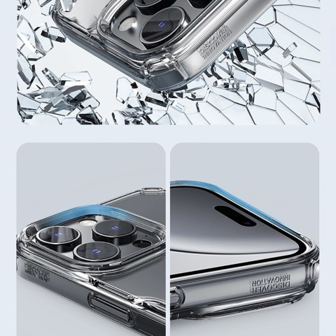 Etui Nillkin Nature Pro Case na iPhone 16 Pro Max - przezroczysto-białe Etui Nillkin Nature Pro Case na iPhone 16 Pro Max - przezroczysto-białe