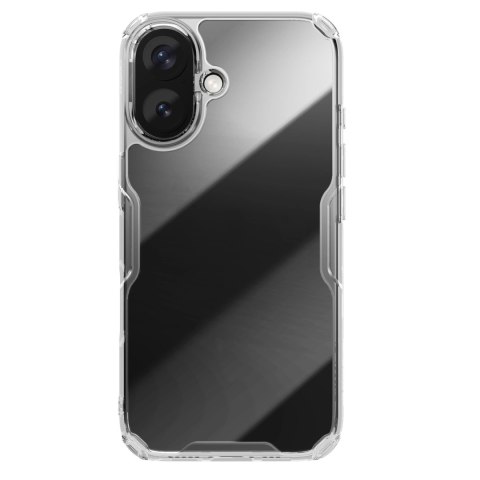 Etui Nillkin Nature Pro Case na iPhone 16 - przezroczysto-białe Etui Nillkin Nature Pro Case na iPhone 16 - przezroczysto-białe