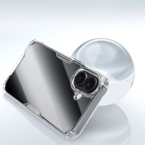 Etui Nillkin Nature Pro Case na iPhone 16 - przezroczysto-białe Etui Nillkin Nature Pro Case na iPhone 16 - przezroczysto-białe