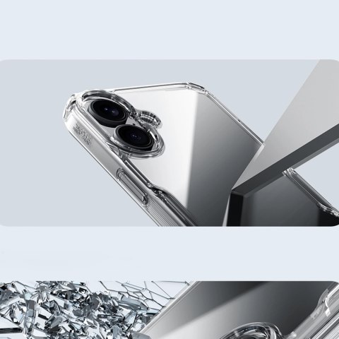 Etui Nillkin Nature Pro Case na iPhone 16 - przezroczysto-białe Etui Nillkin Nature Pro Case na iPhone 16 - przezroczysto-białe