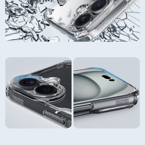 Etui Nillkin Nature Pro Case na iPhone 16 - przezroczysto-białe Etui Nillkin Nature Pro Case na iPhone 16 - przezroczysto-białe