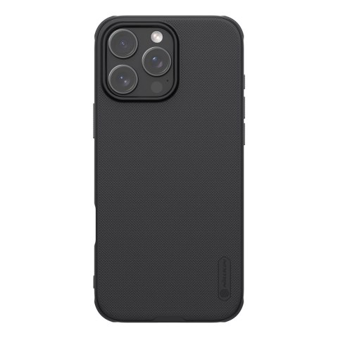 Etui Nillkin Super Frosted Shield Pro na iPhone 16 Pro Max - czarne Etui Nillkin Super Frosted Shield Pro na iPhone 16 Pro Max - czarne