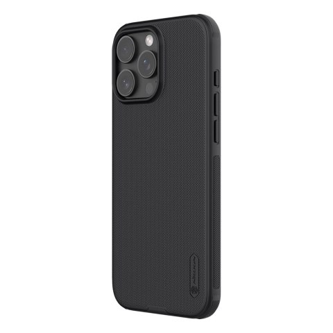 Etui Nillkin Super Frosted Shield Pro na iPhone 16 Pro Max - czarne Etui Nillkin Super Frosted Shield Pro na iPhone 16 Pro Max - czarne