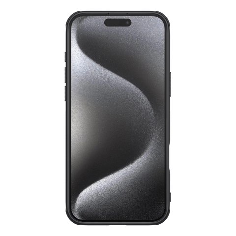 Etui Nillkin Super Frosted Shield Pro na iPhone 16 Pro Max - czarne Etui Nillkin Super Frosted Shield Pro na iPhone 16 Pro Max - czarne