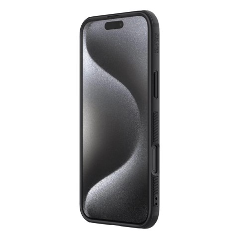 Etui Nillkin Super Frosted Shield Pro na iPhone 16 Pro Max - czarne Etui Nillkin Super Frosted Shield Pro na iPhone 16 Pro Max - czarne