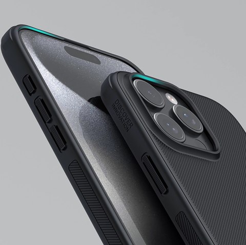 Etui Nillkin Super Frosted Shield Pro na iPhone 16 Pro Max - czarne Etui Nillkin Super Frosted Shield Pro na iPhone 16 Pro Max - czarne