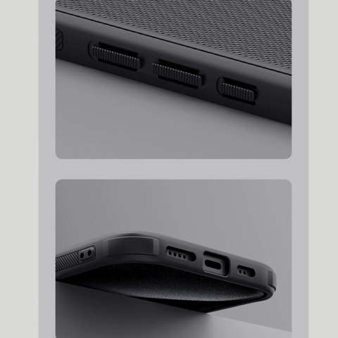 Etui Nillkin Super Frosted Shield Pro na iPhone 16 Pro Max - czarne Etui Nillkin Super Frosted Shield Pro na iPhone 16 Pro Max - czarne