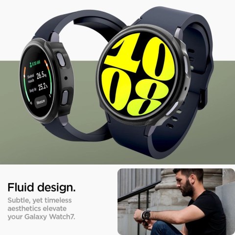 Etui Spigen Liquid Air na Samsung Galaxy Watch 7 (40 mm) - czarny mat