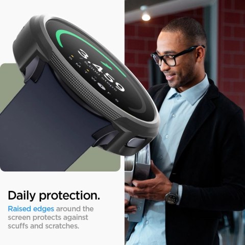 Etui Spigen Liquid Air na Samsung Galaxy Watch 7 (40 mm) - czarny mat