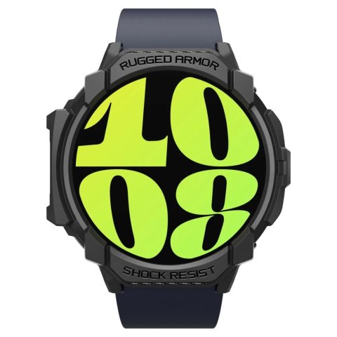 Etui Spigen Rugged Armor na Samsung Galaxy Watch 7 (44 mm) - czarny mat Etui Spigen Rugged Armor na Samsung Galaxy Watch 7 (44 mm) - czarny mat