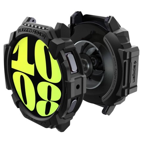 Etui Spigen Rugged Armor na Samsung Galaxy Watch 7 (44 mm) - czarny mat Etui Spigen Rugged Armor na Samsung Galaxy Watch 7 (44 mm) - czarny mat