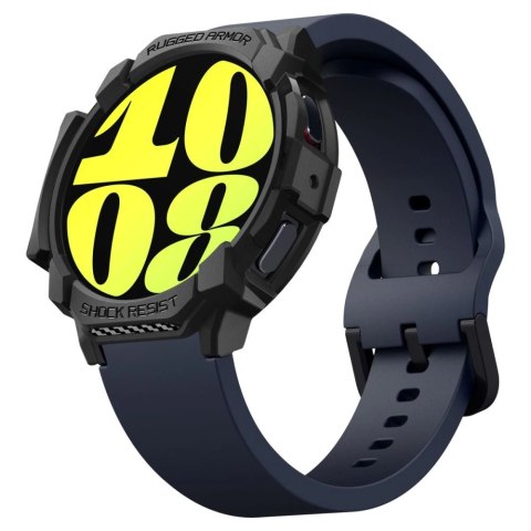 Etui Spigen Rugged Armor na Samsung Galaxy Watch 7 (44 mm) - czarny mat Etui Spigen Rugged Armor na Samsung Galaxy Watch 7 (44 mm) - czarny mat