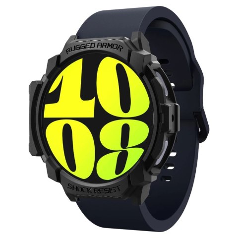 Etui Spigen Rugged Armor na Samsung Galaxy Watch 7 (44 mm) - czarny mat Etui Spigen Rugged Armor na Samsung Galaxy Watch 7 (44 mm) - czarny mat