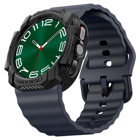 Etui Spigen Rugged Armor na Samsung Galaxy Watch Ultra (47 mm) - czarny mat Etui Spigen Rugged Armor na Samsung Galaxy Watch Ultra (47 mm) - czarny mat