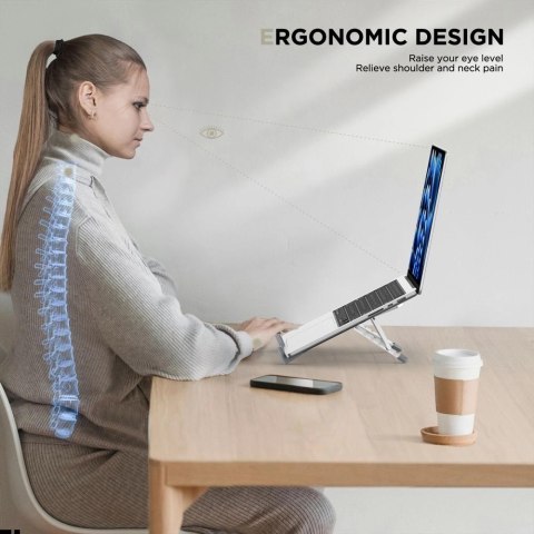 Podstawka Tech-Protect ULS300 na laptopa - srebrna Podstawka Tech-Protect ULS300 na laptopa - srebrna