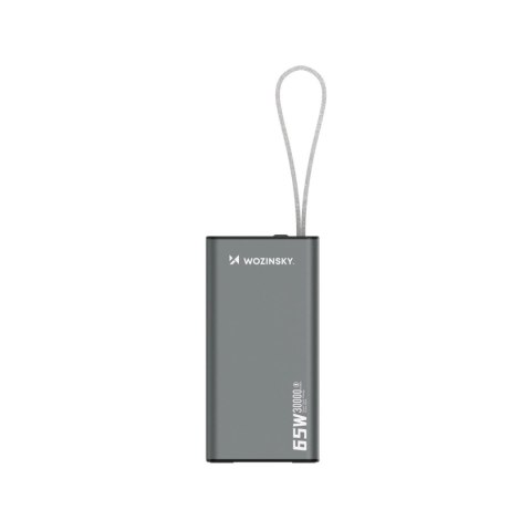 Powerbank Wozinsky K65+ 65W 30000mAh 2x USB-C, 1x USB-A 65W - czarny Powerbank Wozinsky K65+ 65W 30000mAh 2x USB-C, 1x USB-A 65W - czarny