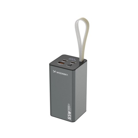 Powerbank Wozinsky K65+ 65W 30000mAh 2x USB-C, 1x USB-A 65W - czarny Powerbank Wozinsky K65+ 65W 30000mAh 2x USB-C, 1x USB-A 65W - czarny