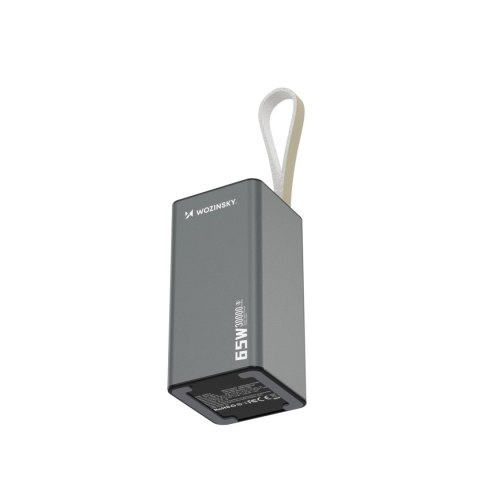 Powerbank Wozinsky K65+ 65W 30000mAh 2x USB-C, 1x USB-A 65W - czarny Powerbank Wozinsky K65+ 65W 30000mAh 2x USB-C, 1x USB-A 65W - czarny