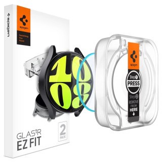 Szkło hartowane Spigen Glas.tR EZ Fit na Samsung Galaxy Watch 7 (40 mm) - 2 szt.