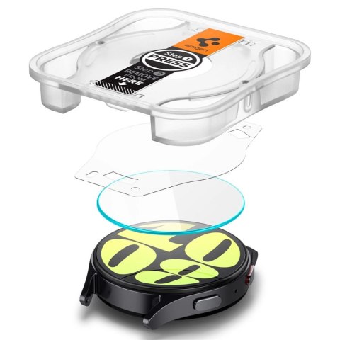 Szkło hartowane Spigen Glas.tR EZ Fit na Samsung Galaxy Watch 7 (44 mm) - 2 szt. Szkło hartowane Spigen Glas.tR EZ Fit na Samsung Galaxy Watch 7 (44 mm) - 2 szt.