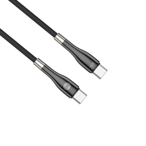 Forever kabel Sleek USB-C - USB-C 1,0 m 60W czarny Forever kabel Sleek USB-C - USB-C 1,0 m 60W czarny