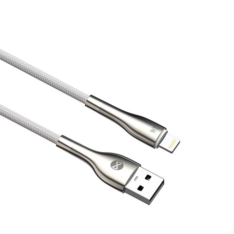 Forever kabel Sleek USB - Lightning 1,0 m 2,4A biały Forever kabel Sleek USB - Lightning 1,0 m 2,4A biały
