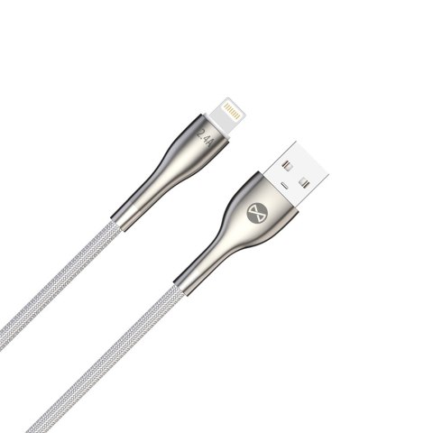 Forever kabel Sleek USB - Lightning 1,0 m 2,4A biały Forever kabel Sleek USB - Lightning 1,0 m 2,4A biały