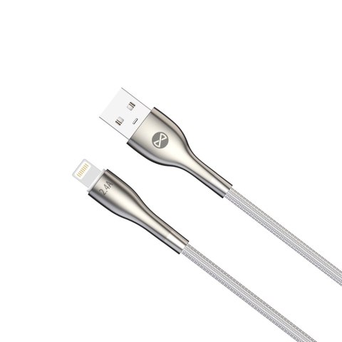 Forever kabel Sleek USB - Lightning 1,0 m 2,4A biały Forever kabel Sleek USB - Lightning 1,0 m 2,4A biały